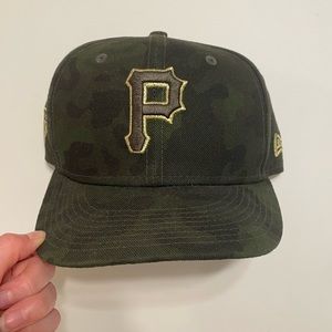 Pittsburg Pirates Green Camo Hat